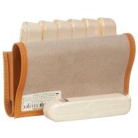 Pilbox Liberty weeks medication dispenser camel-colored German / French