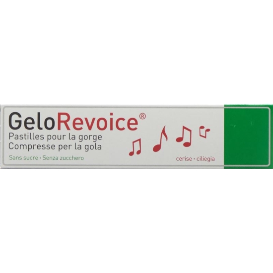 GeloRevoice throat lozenges cherry-menthol 20 pcs