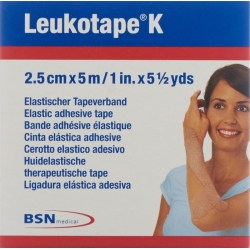 Leukotape K paving binder 5mx2.5cm skin color