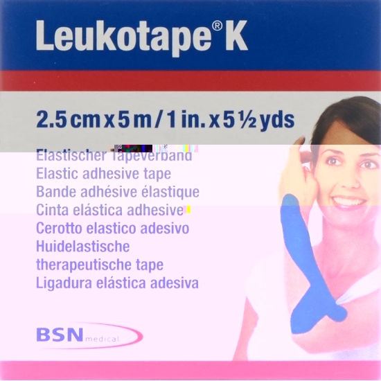 Leukotape K paving binder 5mx2.5cm blue
