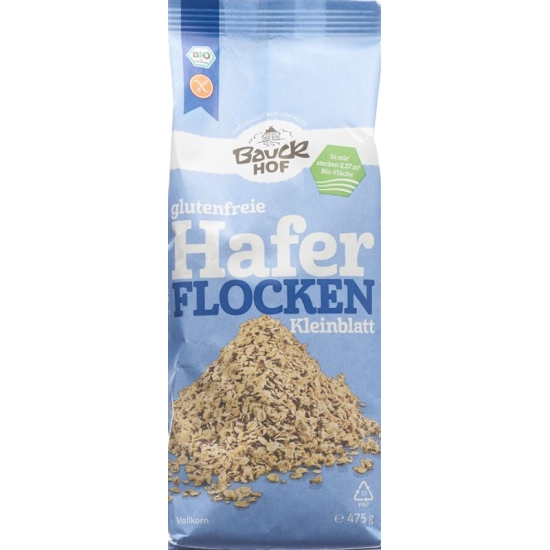 Bauckhof oatmeal Kleinblatt gluten free Btl 475g