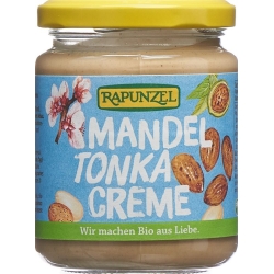 Rapunzel Cream Almond Tonka glass 250 g