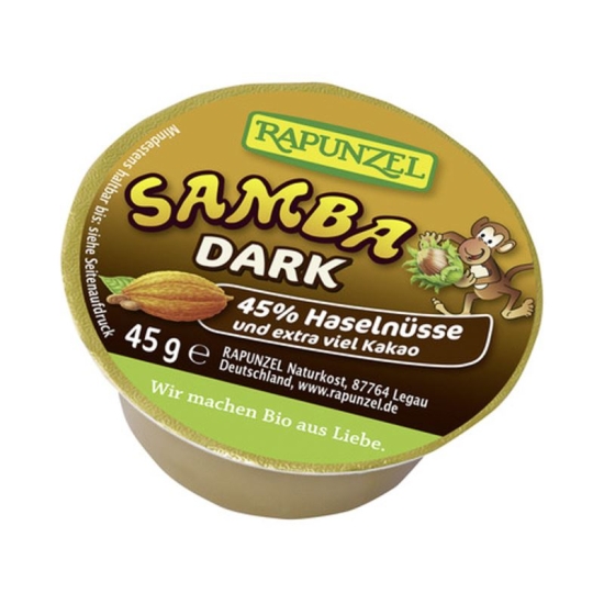 Rapunzel Samba hazelnut spread dark 45 g