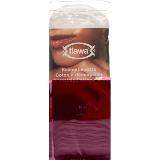 Flawa Classic cosmetics cotton pre-portioned 100% cotton 100 g