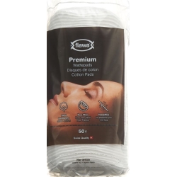 Flawa Premium nonwoven cotton pads oval 50 pcs