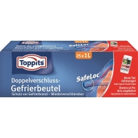 Toppits SafeLoc bags 1l 18x20cm 25 pcs