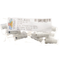 Anwander round Fine spray atomizer 100ml white 10 pcs