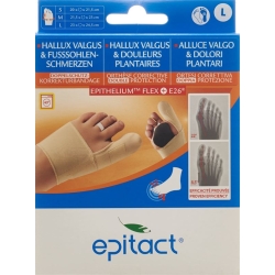 Epitact flexible double protective bandage correction hallux valgus TAG L 23-24.5cm right