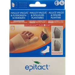 Epitact flexible double protective bandage correction hallux valgus TAG L 23-24.5cm left