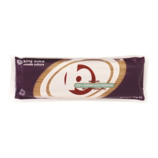 King Soba full rice noodles Gluten Free Organic 250 g
