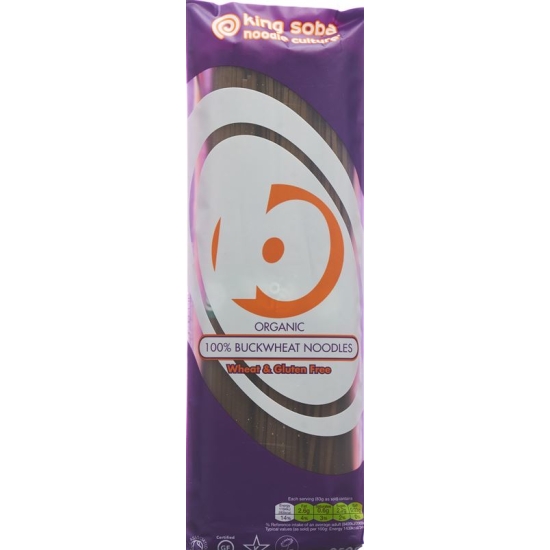 King Soba buckwheat noodles Gluten Free Organic 250 g