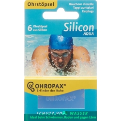 Ohropax silicone Aqua 6 pcs