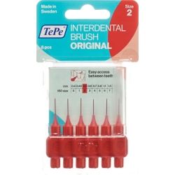 TePe Interdental Brush 0.5mm red Blist 6 pcs