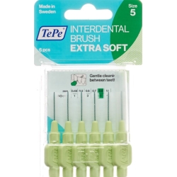 TePe Interdental Brush 0.8mm x-soft green Blist 6 pcs