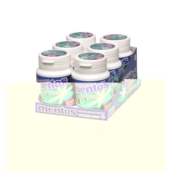 Mentos Gum White Breeze 6 x 75g buy online