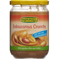 Rapunzel Crunchy Peanut Butter with salt 500g