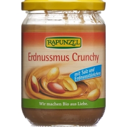 Rapunzel Crunchy Peanut Butter with salt 500g