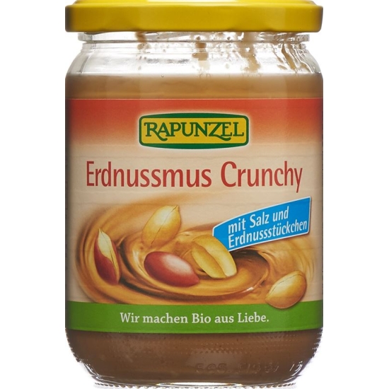 Rapunzel Crunchy Peanut Butter with salt 500g