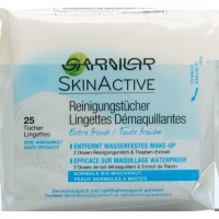 Garnier Skin Naturals cleaning cloths for normale- to combination skin 25 pcs