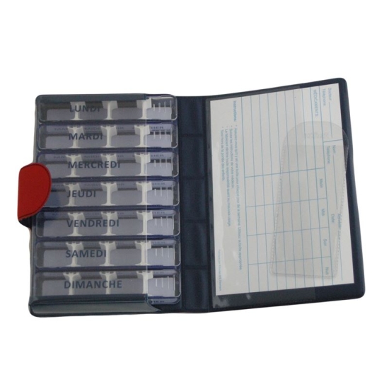 Medidos soft touch Medicare Box red / navy english