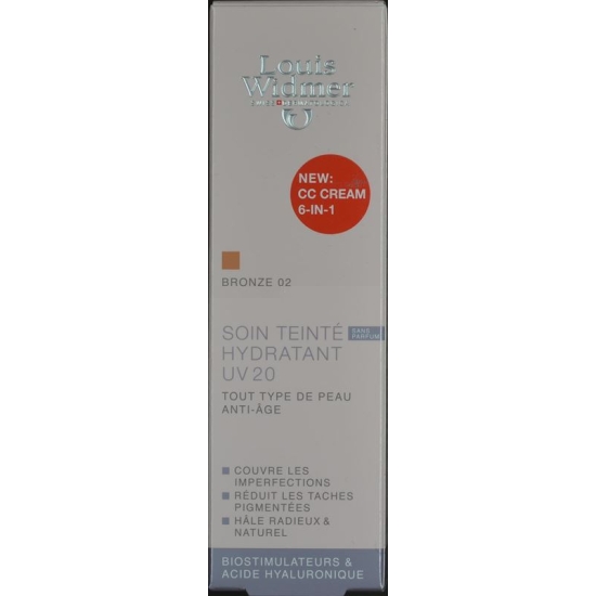 Louis Widmer Soin Soin Teintée UV 20 Non Parfumé Bronze 02 buy online