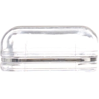 Herba soapbox transparent with silver edge