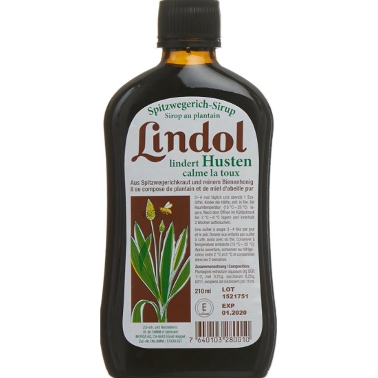 Lindol Plantain syrup Fl 210 ml