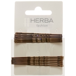 Herba terminal 6 + 6.5cm brown 12 pcs