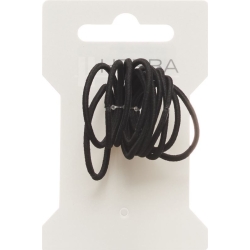 Herba hair tie 3cm black 12 pcs
