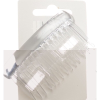 Herba side comb 7.4cm cristal 2 pcs