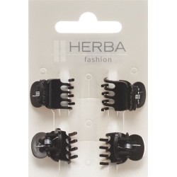 Herba Pinzettina 1.6cm black 4 pcs
