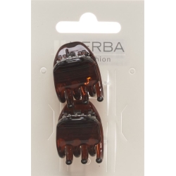 Herba clip 2.2cm brown 2 pcs