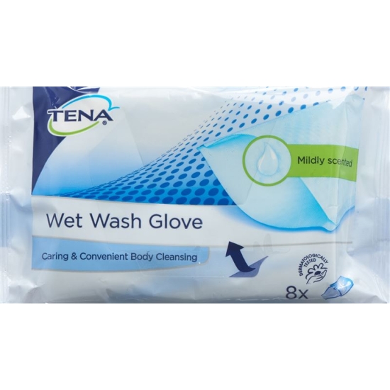 TENA Wet Wash Glove perfumed 8 pcs