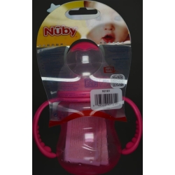 Nuby Weithalsflasche Starter Cup with handles. beak sucker