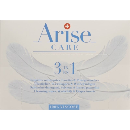 Arise Swiss Baby Care 2in1 wipes & napkin 50 pcs