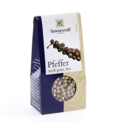 Sonnentor white pepper whole 35g