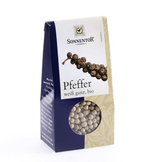 Sonnentor white pepper whole 35g