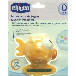 Chicco Bath Thermometer Globe Fish Orange 0m +