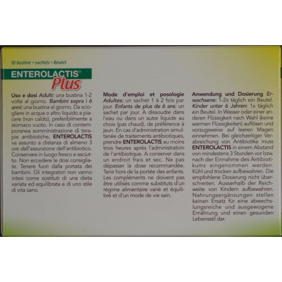 Enterolactis Plus 10 bags 3 g buy online