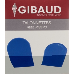 GIBAUD heel inserts 34-38 Gr1 silicone blue 1 Couple