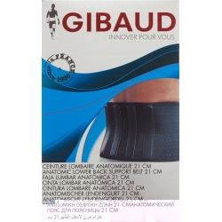 GIBAUD lumbar support belt anatomically 21cm Gr2 90-101cm