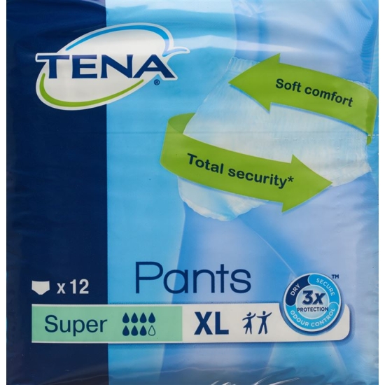 TENA Pants Super XL ConfioFit 12 pcs