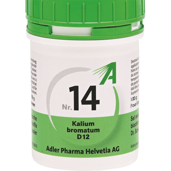 Adler Schüssler NR14 potassium bromatum tbl D 12 100 g