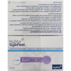 MyStar SylkFeel lancets 33G 2 x 100 pcs