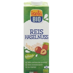 Isola Bio hazelnut rice milk Tetra 1 lt