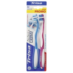 Trisa Perfect White toothbrush medium Duo