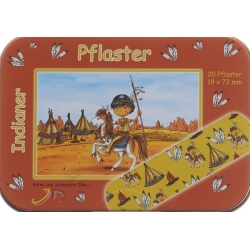 Döll adhesive plasters 19x72mm Indians Ds 20 pcs