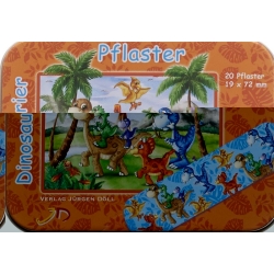Döll adhesive plasters 19x72mm dinosaurs Ds 20 pcs