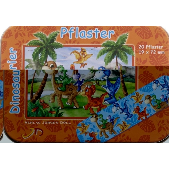 Döll adhesive plasters 19x72mm dinosaurs Ds 20 pcs