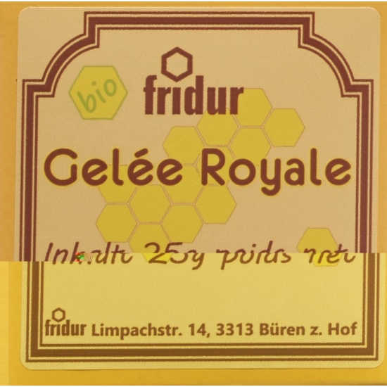 Fridur organic royal jelly-jar 25 g